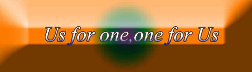 OiiO Official slogan - Us for one, one for us