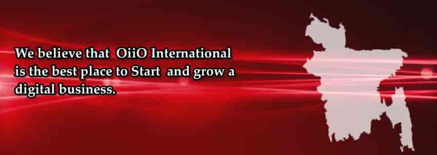 OiiO slogan - We believe that OiiO International is the best place to start and grow a digital business.